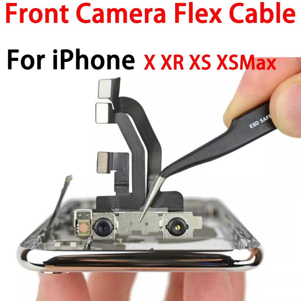 For iPhone 7 7P 8 Plus Front Camera Module With Sensor Proximity Light Face ID Sensor Flex Cable For iPhone X XR XS XSMax