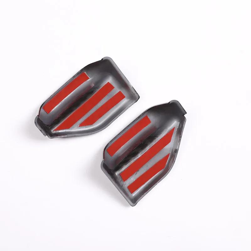 ABS Carbon Fiber Texture/Chrome Car Seat Safety Belt Cover Trim For Mercedes Benz B CLA GLA Class W117 C117 W246