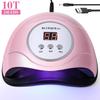 48W USB Powered Nail Lamp, Fast Cure LED Light Therapy Machine, Mini UV Gel Nail Dryer, 10T Portable Manicure Tool