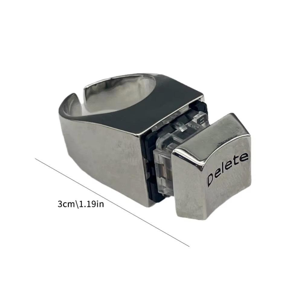 Metal Delete Anything Rings Decompression Spindle Tester Ring New Opening Rings