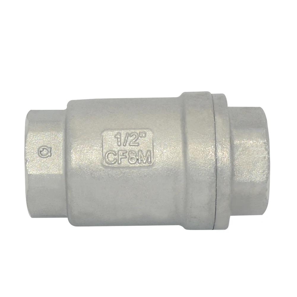OEM 304 SS Vertical Check Valve 1/2"-1-1/2" DN15-DN50 for Potable Water Systems – Industrial Grade