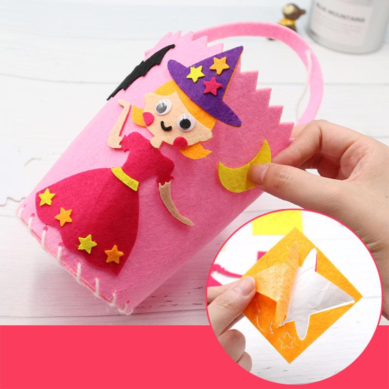 Halloween Candy Bag  Diy  Material  Package  Props Simple Handmade Halloween Decoration