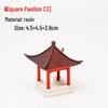 Ancient Architecture Bonsai Pavilion Ornament for Fish Tank and Aquaterrarium Landscaping