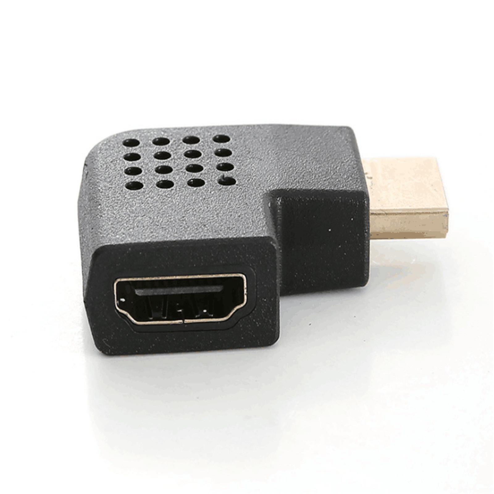 

Folulus 90 ГРАДУСОВ ПРЯМОУГОЛЬНЫЙ / 270 КАБЕЛЬНЫЙ АДАПТЕР HDMI 4K РАЗЪЕМ «мама-папа» One Size чёрный