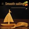 Brass Smooth Sailing Ship Ornament
