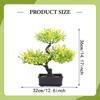 Artificial Bonsai Ornament, Realistic Faux Potted Plant, Plant for Office, Tabletop, Home