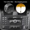 Car Center Console Air Conditioner CD Panel Cover Trim For Mercedes Benz C Class W204 C200 C260 C300 C180 2007-10 Carbon Fiber