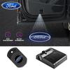 Car Sticker Ford Car LED Door Projector Lamp Laser HD Welcome Courtesy Lights Decoration For Ford Escape Edge Mondeo Taurus Fusi