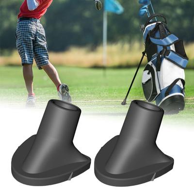 2Pcs Golf Bag Feet Wear-resistant Easy Installation Strong Grip Stable Non-slip Support Detachable Golf Club Pouch Stand Replacement Feet Golf