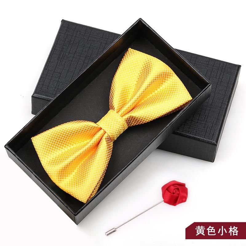 Bow Tie Men'S Wedding Groom Best Man Red Suit Shirt British Brothers Korean Bow Women'S Gift Box