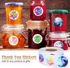 100-500pcs Water color Designs Thank You Stickers Seal Labels for Small Business Floral Designers Artist decorate Party Sticker