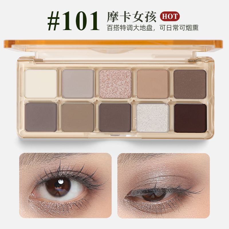 SHEDELLA - 10 Color Eyeshadow Palette - Mocha Girl