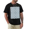 Blue OrnaUnisextal Flower Pattern TShirt Christmas Casual Tee Shirt