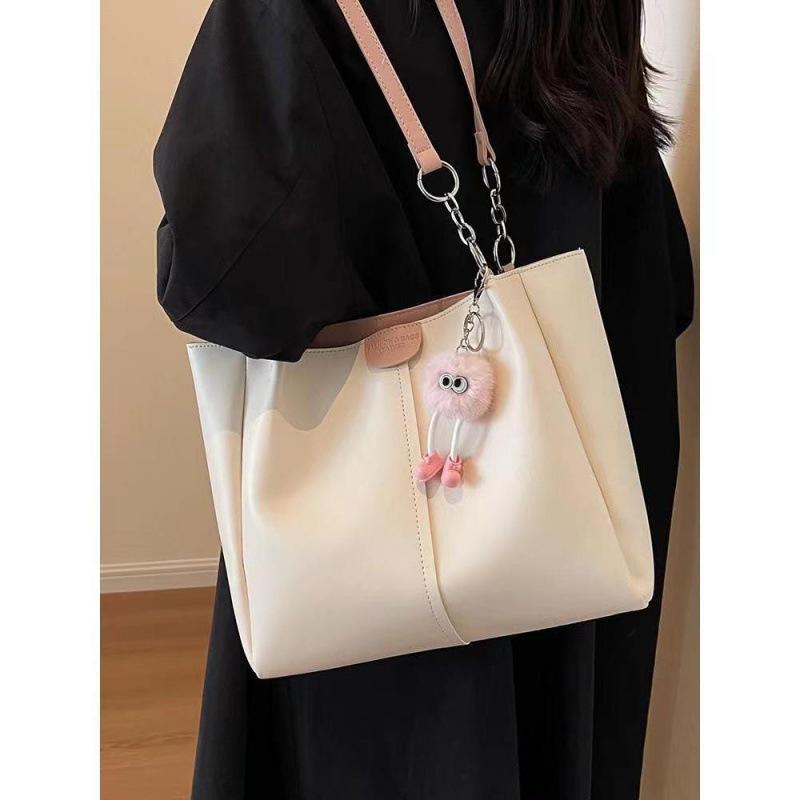 Women's Large Capacity Tote Bag - 2024 Summer Style, Versatile Single Shoulder Bag for College Students and Commuting