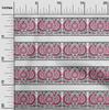oneOone Cotton Flex Fabric Geometric|Leaves & Floral Block Printed Fabric 1 Yard 40 Inch