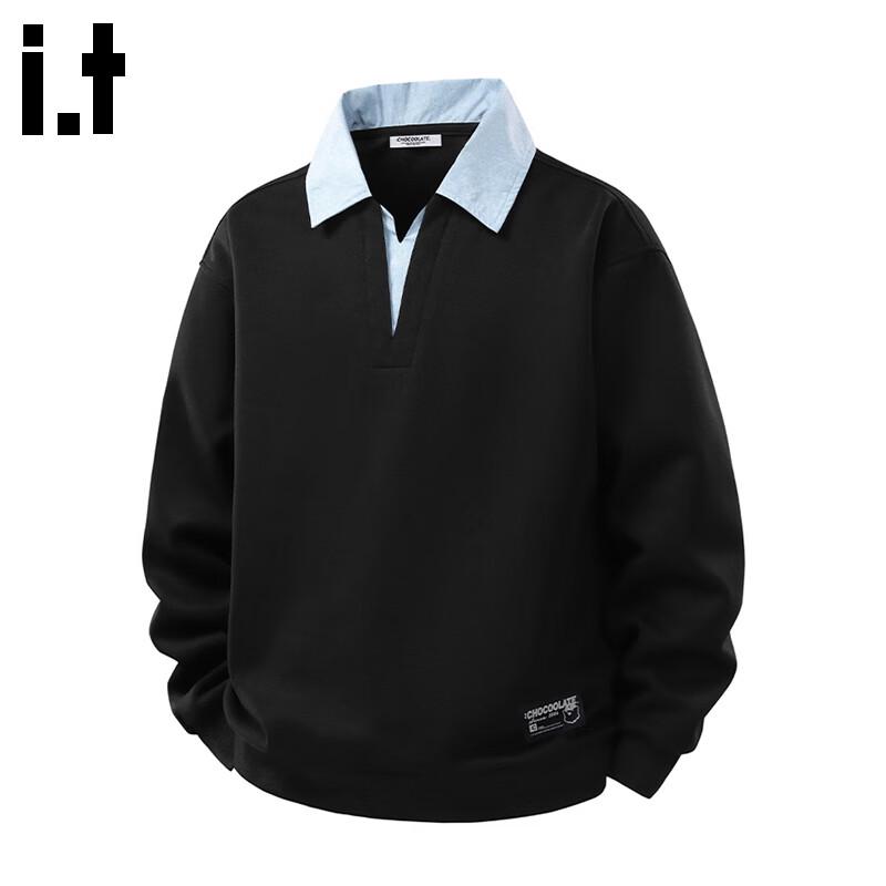 

CHOCOOLATEit Men s Loose Fit Stand Collar Pullover Sweatshirt Jacket 2XL