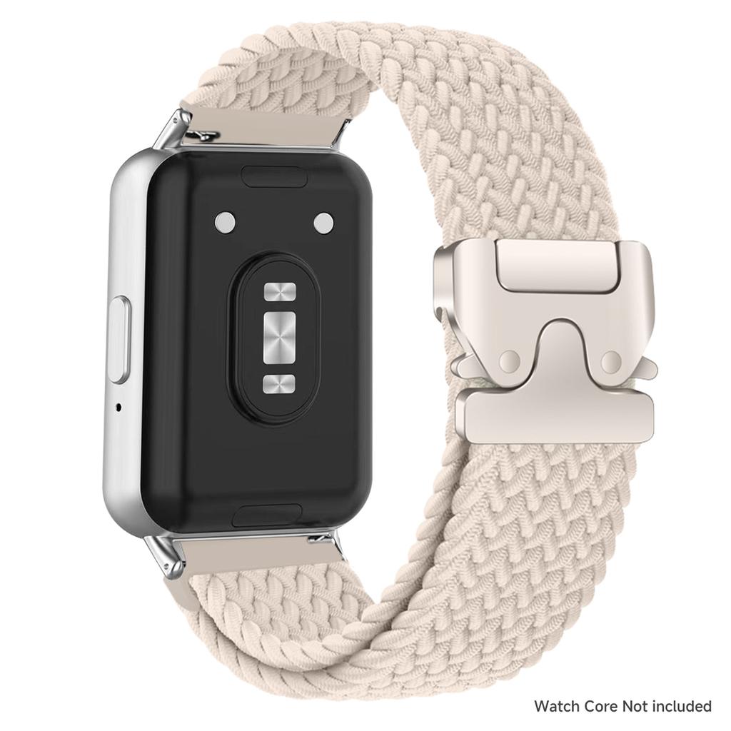 Nylonarmband für Samsung Galaxy Fit 3 Armband Verstellbares geflochtenes Solo-Loop Ersatzarmband für Samsung Fit 3 Uhrenarmband