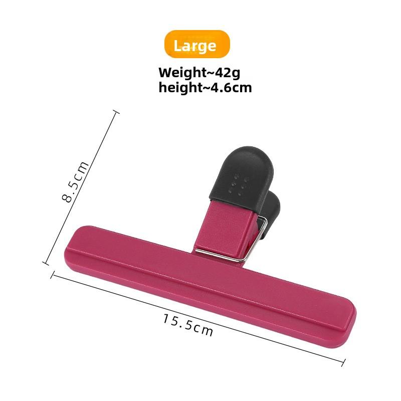 

Клипсы для герметичной упаковки для хранения свежести, для домашних снеков, пищевой пластик, современный простой стиль, оптовая продажа Large розы красного