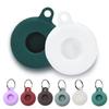 Liquid Silicone Protective Cover For Apple Airtag Tracker Case Anti-lost Device Sleeve With Hook For AirTags Locator Accessories
