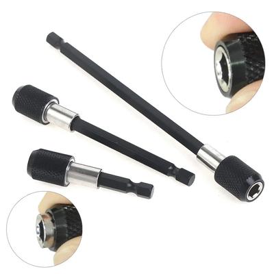 Extension Bar 1/3PCS Magnetic Bit Holder Extension 60mm 100mm 150mm 1/4 Inch Hex Shank Quick Release Screwdriver Bit Holder