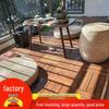 Eco-Friendly Anti-Corrosive Click-Lock Wood Flooring for Indoor/Outdoor Use - Odorless, Self-Assembling DIY Splicing System