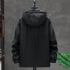 Men's Jacket Spring and Autumn New Sports Men's Clothing Hooded Tooling Style Casual Jacket Men's Imitation Jacket Hooded Top