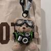 High-Value Bear Camera Keychain Bag Charm Backpack Pendant for Girls, Couples Gift, Ins Style