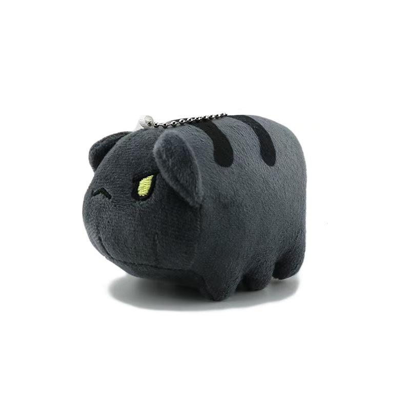 Bugcat Capoo Plush Toys Keychain Cute Blue Cat Erpillar Soft  Stuff Animal Bag Accessories Pendant For Birthday Gift