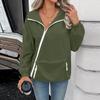Women's Casual Hooded Zip Up Jacket with Pockets