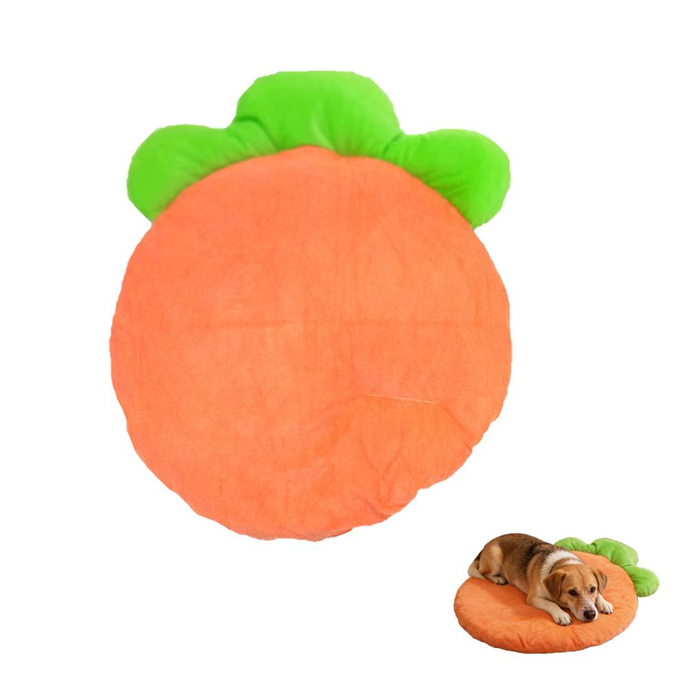

Warm Carrot Shaped Dog Mat Soft Breathable Cute Sofa Mat for Pet Small Animal Hamster Rabbit Puppy Kitty Sleeping Bed Mat