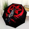 1pc Sasuke Uchiha Naruto Automatic Folding Umbrella with 8 Bones, 3-Fold Compact Umbrella, Compact Design On-the-Go Essential, casual outdoo
