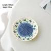Piatto Grattugia Ceramico Retro Europeo per Aglio e Zenzero per Cibo per Bambini e Puree