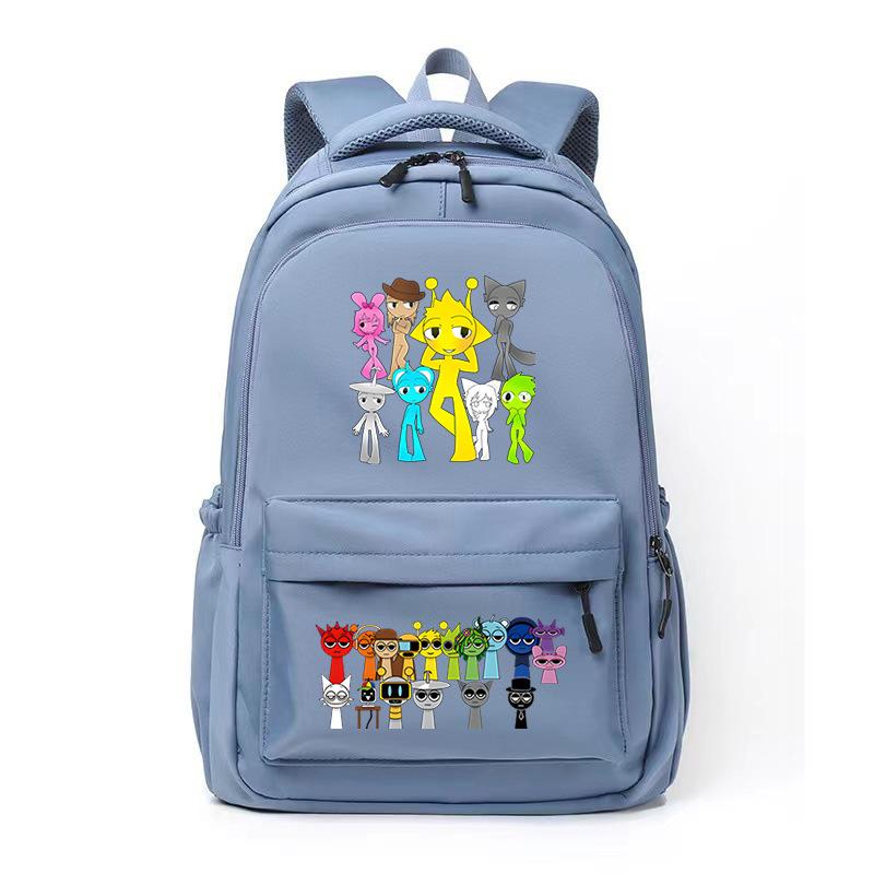 Hot Sale Junior High School High School Students Large Capacity Backpack Cartoon Peripheral School Bag College Style Campus Leisure Backpack