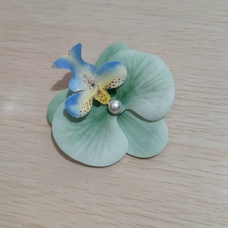 1Pcs Phalaenopsis Pearl Hair Clip Orchid Butterfly Hair Clip Duckbill Clip Summer Holiday Hair Accessories Bow Flower Hair Clips