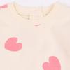 Organicmom Pink Heart Long Sleeve Wear Mjspej07