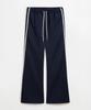 LMOOD Leon Flare Track Pants Navy