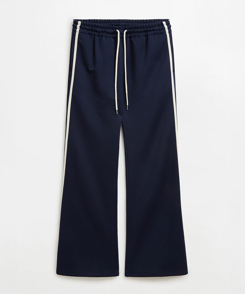 LMOOD Leon Flare Track Pants Navy