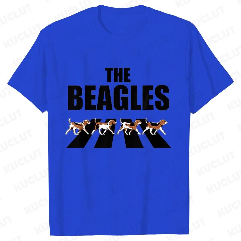 

Men Women Classic T Shirts Tops Fashion Casual Short Sleeve Round Neck Tee Shirt The Beagles Crazy Beagle Dog Men s Tee T-Shirts 4XL