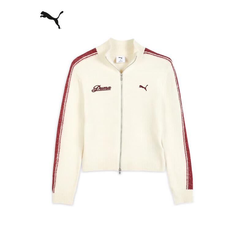 PUMA Women s Slim-Fit Long-Sleeve Knit Jacket M