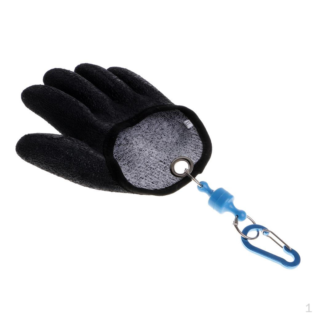 

Fishing Gloves for Handing Fish Safety with Magnet Release M Right Hand XL