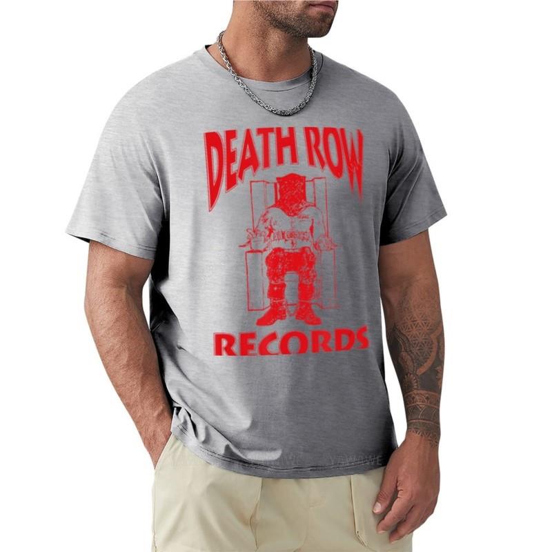 

Красная футболка Death Row Records большие размеры топы футболки больших размеров смешная футболка мужские хлопковые футболки летняя черная футболка мужские футболки S