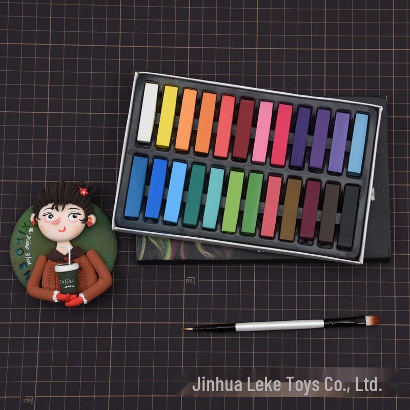 24-Color Ultra-Light Clay Set for Doll Makeup and Crafting