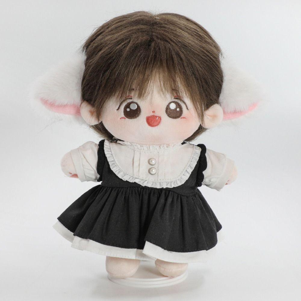 Cute Plush Headband Emulational Doll Headwear 2025 Cat Ear Headband  for 20CM Cotton Doll