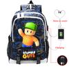 New Collision Party Stumble Guys Game Merchandise Junior High School Bag Leisure Bag Travel Bag