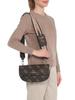 Borsa a tracolla Guess Rea alta con logo in palissandro SG896316
