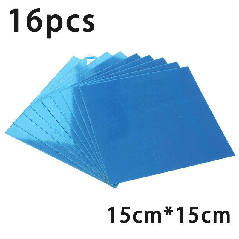 

16 шт. Зеркальные наклейки Дисплей Искусство Серебристые Съемные Акриловые Квадратные Плитки 16pcs