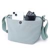 Women's Nylon Crossbody Bag Solid Color Large Capacity Shoulder Dumpling Bag