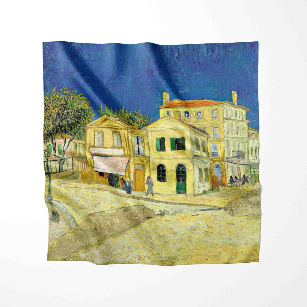 Luxury Brand Women Fashion Oil Painting Scarf  Silk Shawls Scarves Summer Lady Bandanas Foulard Hijab Scarfs For Ladies