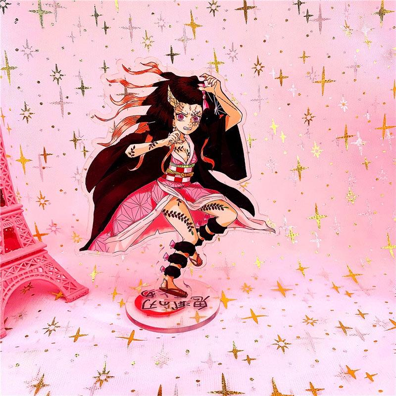 Exquisite Demon Slayer Kimetsu No Yaiba Kamado Nezuko Acrylic Figure With Smooth Edges