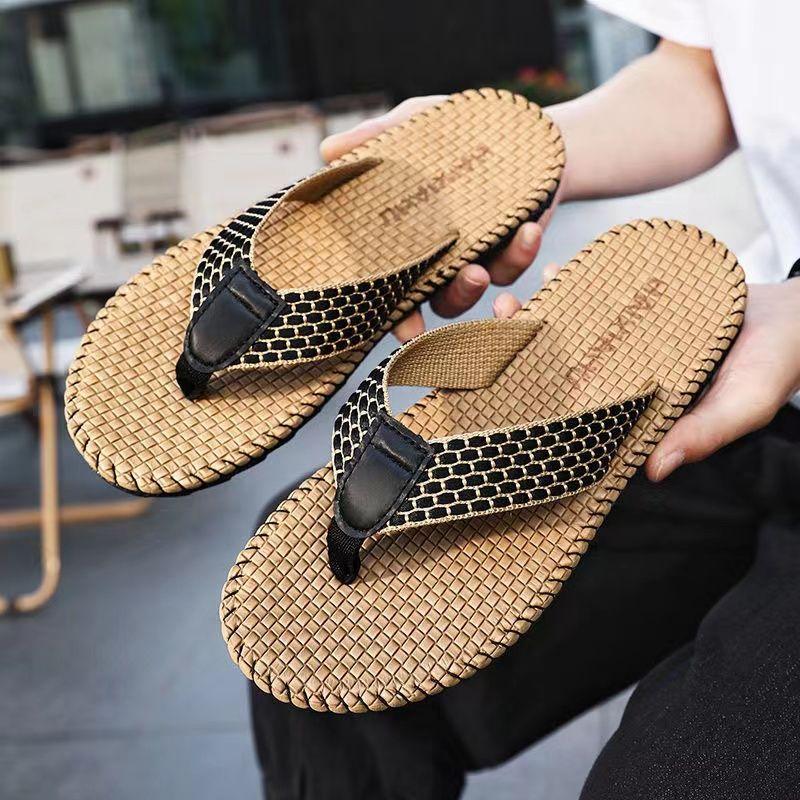 

Шлепанцы Мужские высококачественные тапочки с застежкой на мягкой подошве Летние удобные износостойкие тапочки на толстой подошве Верхняя одежда Шлепанцы 45 хаки